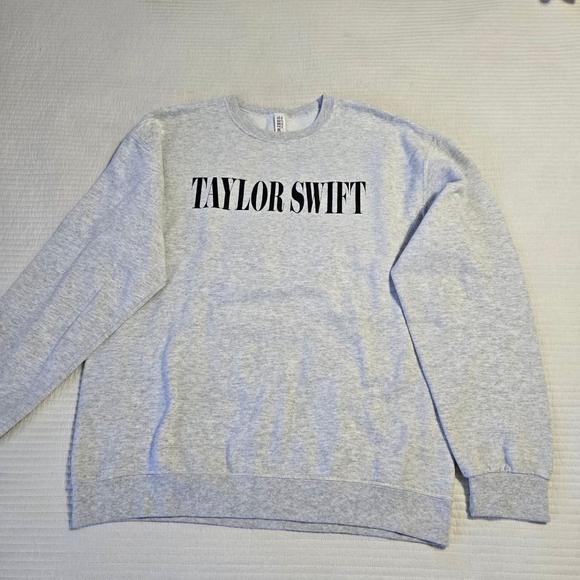 Jerzees Tops - Women's Jerzees Heather Gray Taylor Swift Eras Tour Sweatshirt M